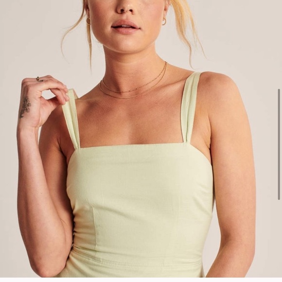 BROWN Abercrombie and Finch Wide Strap Mini Dress - Picture 5 of 14